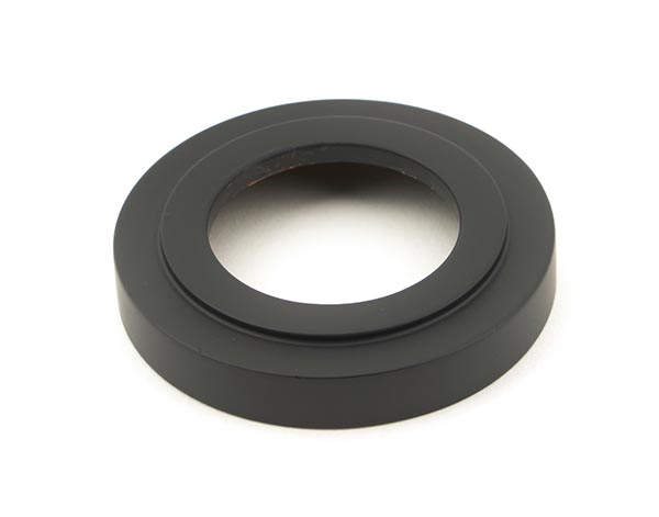 Aged Bronze Brompton Lever on Rose Set (Art Deco)