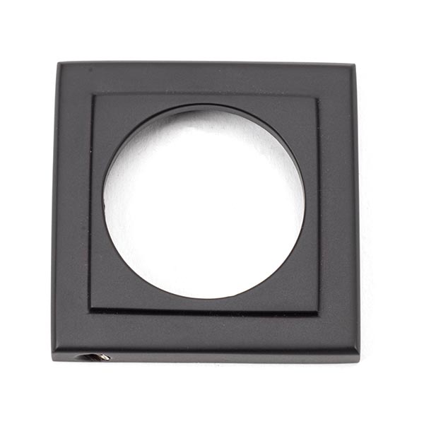 Aged Bronze Round Euro Escutcheon (Square)