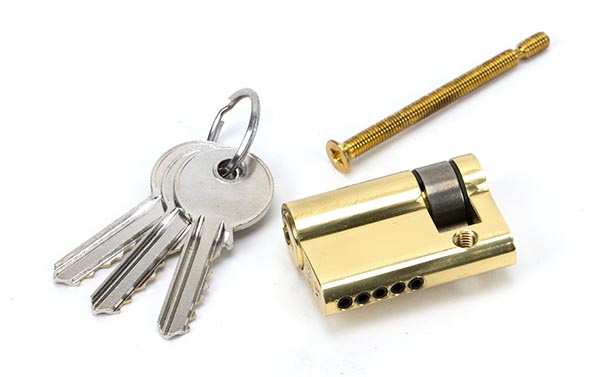 Lacquered Brass 35/10 5pin Single Cylinder