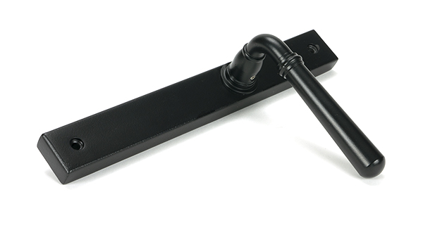 Matt Black Newbury Slimline Lever Espag. Latch Set