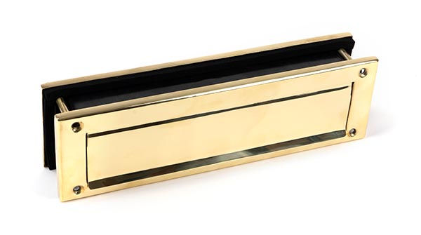 Polished Brass Traditional Letterbox