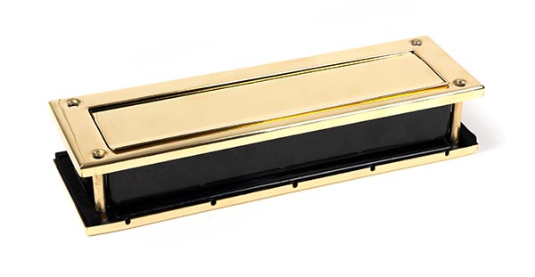 Polished Brass Traditional Letterbox