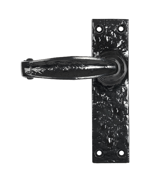 Black Lever Latch Set