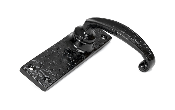Black Lever Latch Set