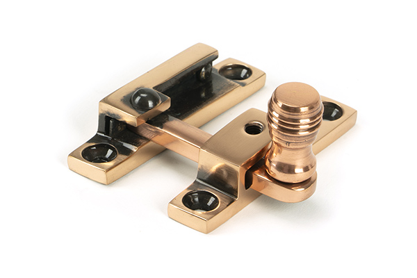 Polished Bronze Mushroom Quadrant Fastener - Narrow