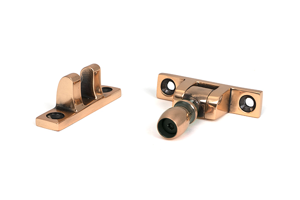 Polished Bronze Mushroom Brighton Fastener - Narrow (Square)