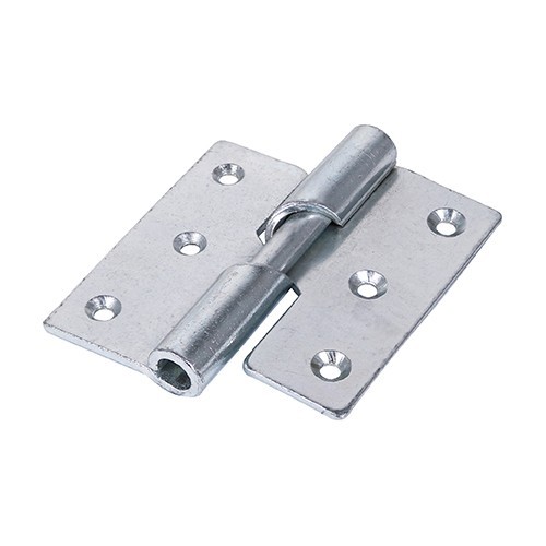 75mm LEFT HAND RISING BUTT HINGE ZINC PLATE