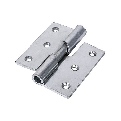 75mm RIGHT HAND RISING BUTT HINGE ZINC PLATE