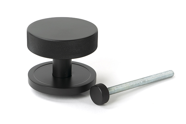 Aged Bronze Brompton Centre Door Knob (Plain)