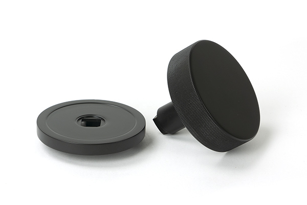 Aged Bronze Brompton Centre Door Knob (Plain)