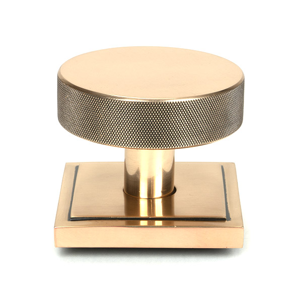 Polished Bronze Brompton Centre Door Knob (Square)