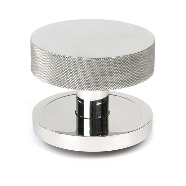 Polished Marine SS (316) Brompton Centre Door Knob (Plain)