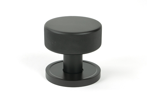 Aged Bronze Brompton Mortice/Rim Knob Set (Plain)