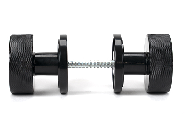 Black Brompton Mortice/Rim Knob Set (Art Deco)