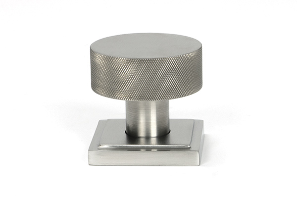 Satin Marine SS (316) Brompton Mortice/Rim Knob Set (Square)