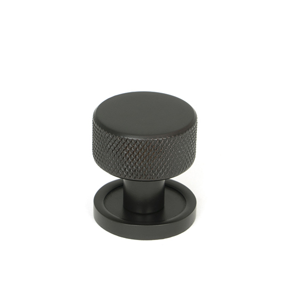 Aged Bronze Brompton Cabinet Knob - 25mm (Plain)