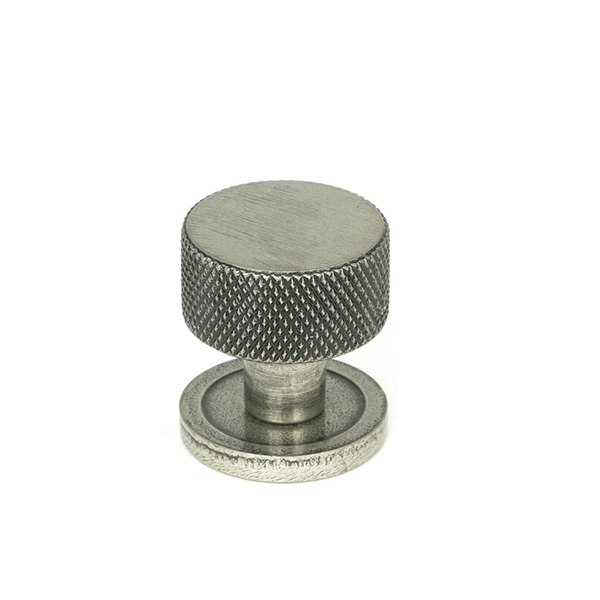 Pewter Brompton Cabinet Knob - 25mm (Plain)