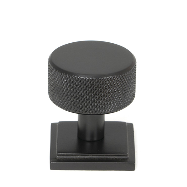 Aged Bronze Brompton Cabinet Knob - 32mm (Square)