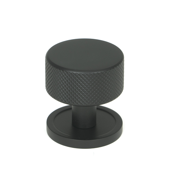 Matt Black Brompton Cabinet Knob - 32mm (Plain)