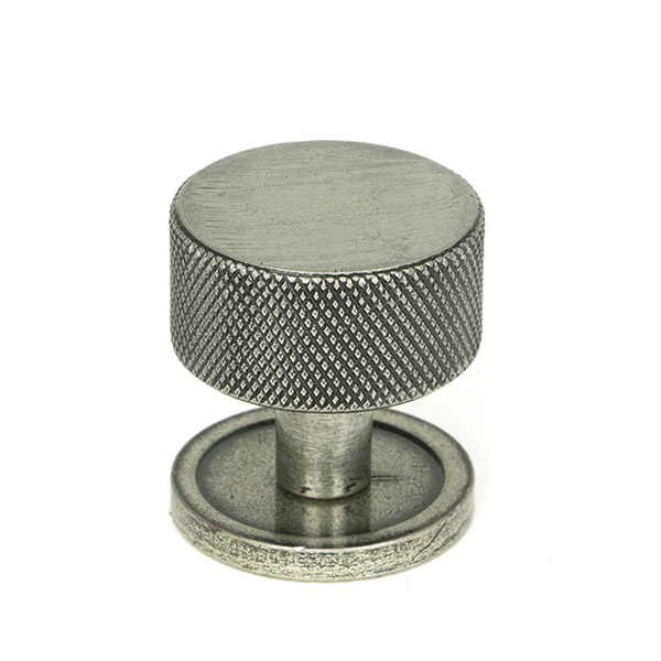 Pewter Brompton Cabinet Knob - 32mm (Plain)