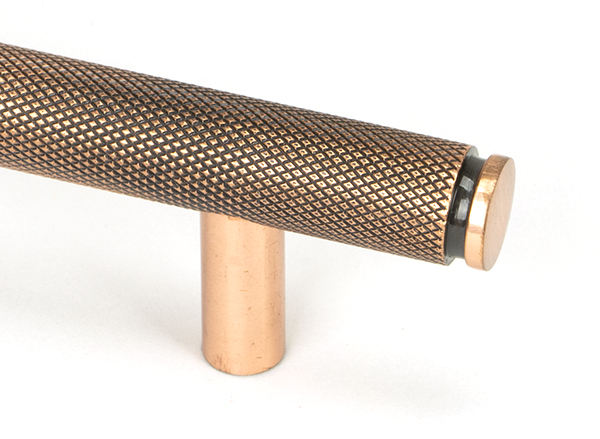 Polished Bronze Full Brompton Pull Handle - Small