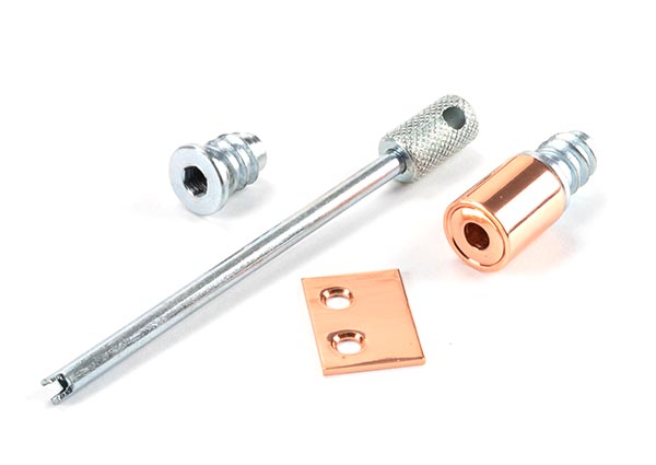 Polished Bronze Secure Stops (Pack of 4)