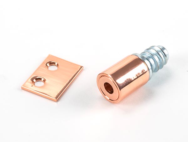 Polished Bronze Secure Stops (Pack of 4)