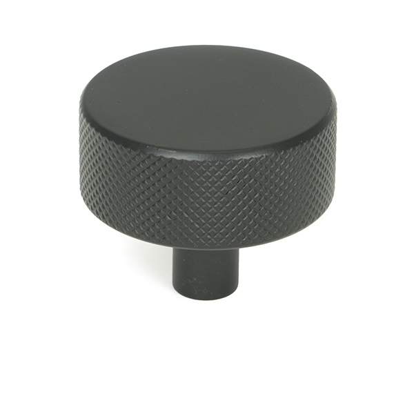 Matt Black Brompton Cabinet Knob - 38mm (No rose)