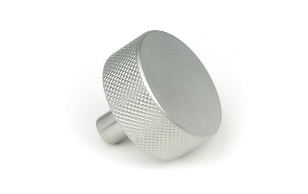 Satin Chrome Brompton Cabinet Knob - 38mm (No rose)