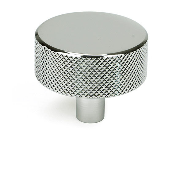 Polished Chrome Brompton Cabinet Knob - 38mm (No rose)