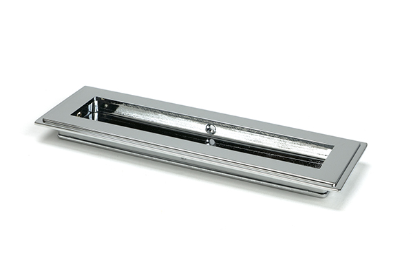 Polished Chrome 175mm Art Deco Rectangular Pull