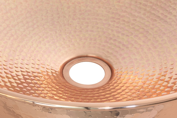 Hammered Copper Round Sink