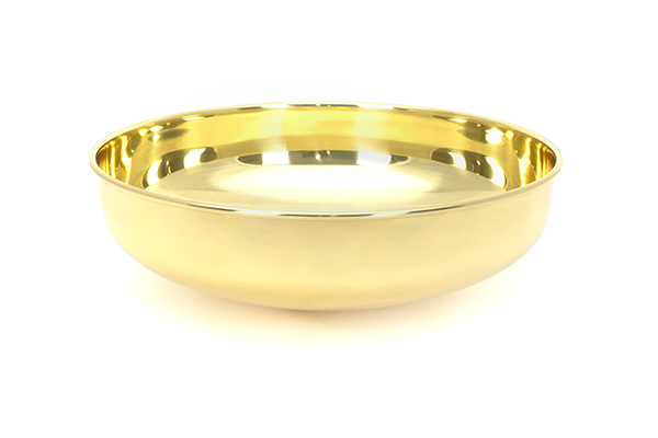 Smooth Brass Round Sink