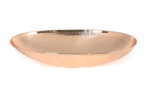 Hammered Copper Oval Sink