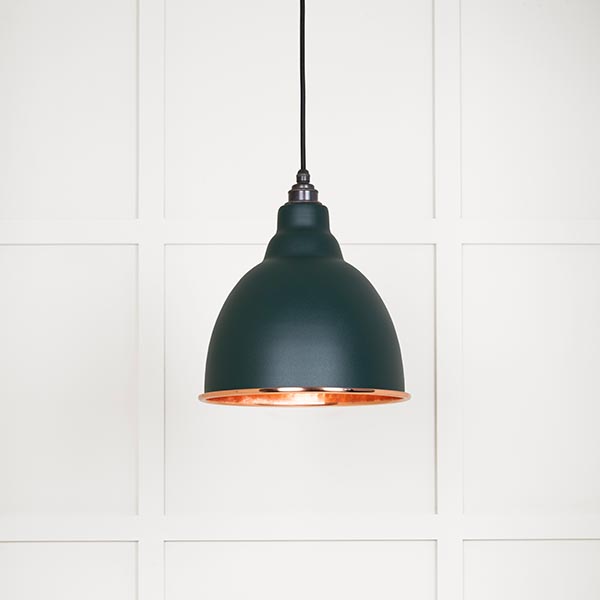 Hammered Copper Brindley Pendant in Dingle