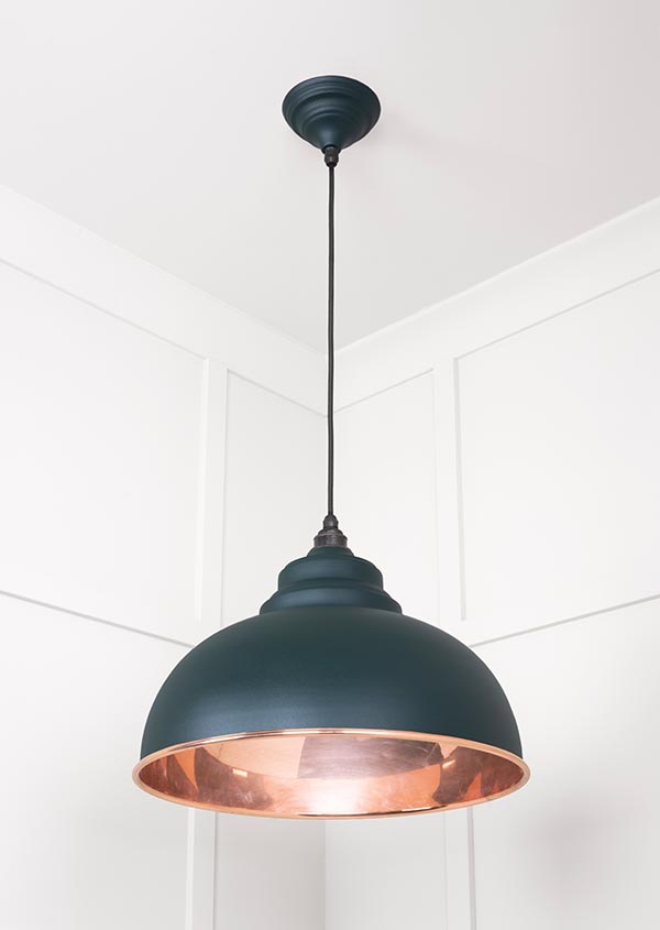 Smooth Copper Harborne Pendant in Dingle