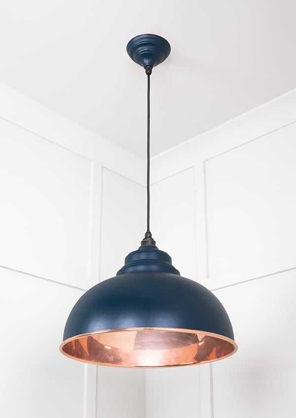 Smooth Copper Harborne Pendant in Dusk