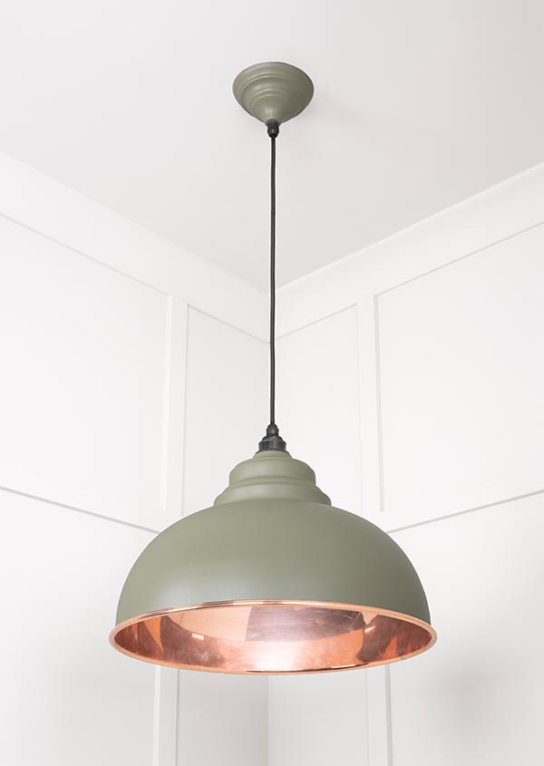Smooth Copper Harborne Pendant in Tump