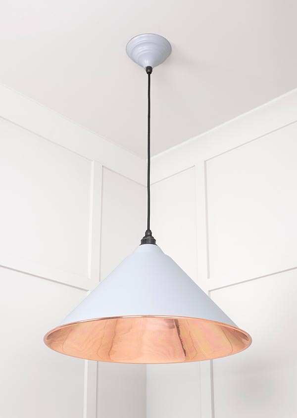Smooth Copper Hockley Pendant in Birch