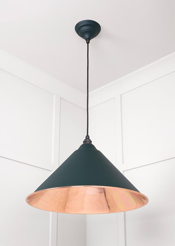 Smooth Copper Hockley Pendant in Dingle