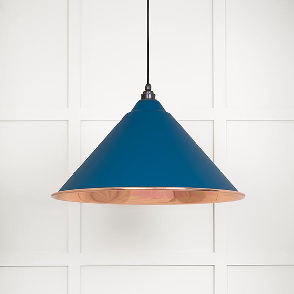 Smooth Copper Hockley Pendant in Upstream