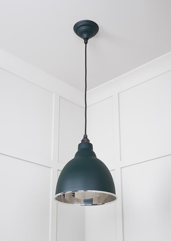Smooth Nickel Brindley Pendant in Dingle