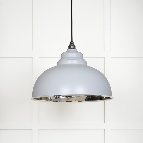 Smooth Nickel Harborne Pendant in Birch