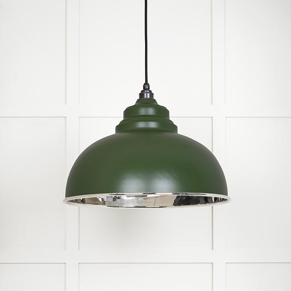 Smooth Nickel Harborne Pendant in Heath
