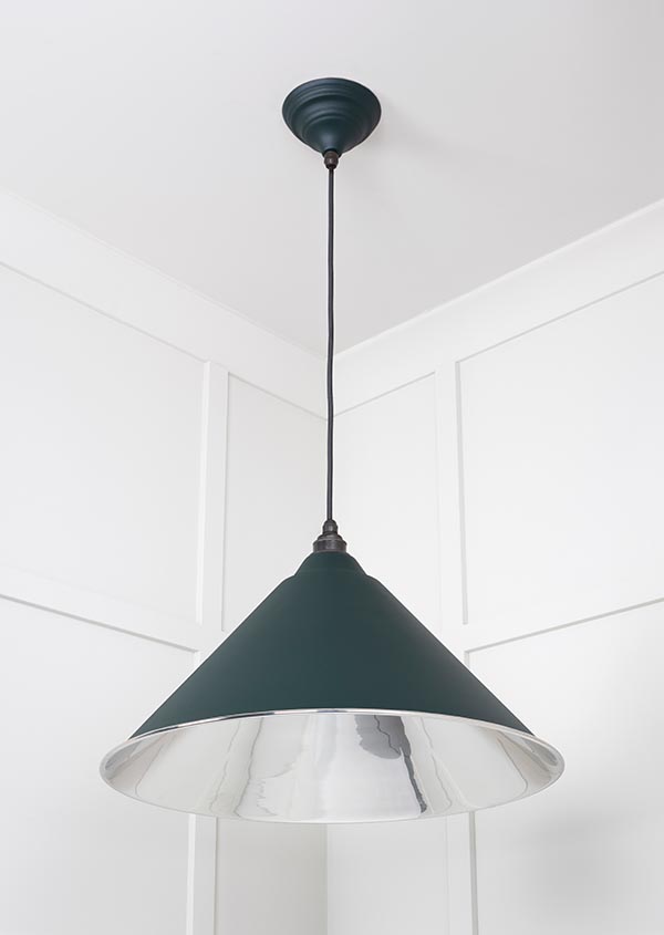 Smooth Nickel Hockley Pendant in Dingle