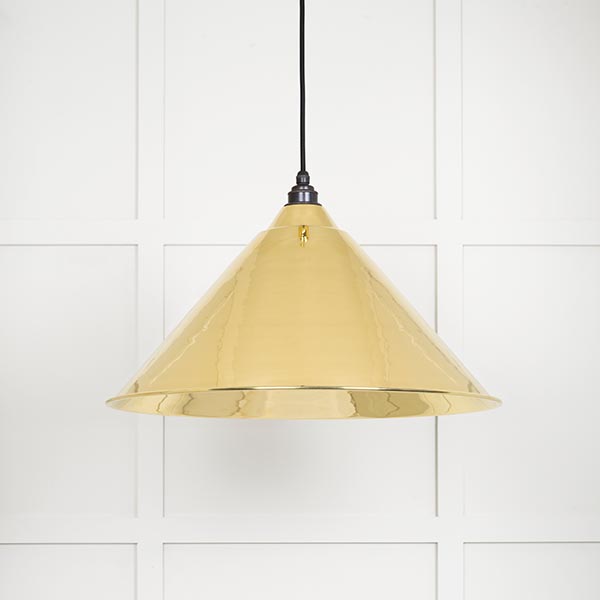 Smooth Brass Hockley Pendant