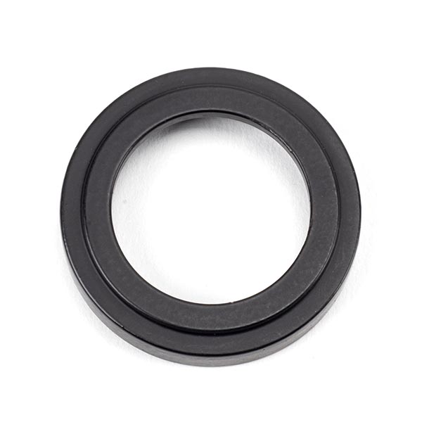 Matt Black Round Euro Escutcheon (Art Deco)