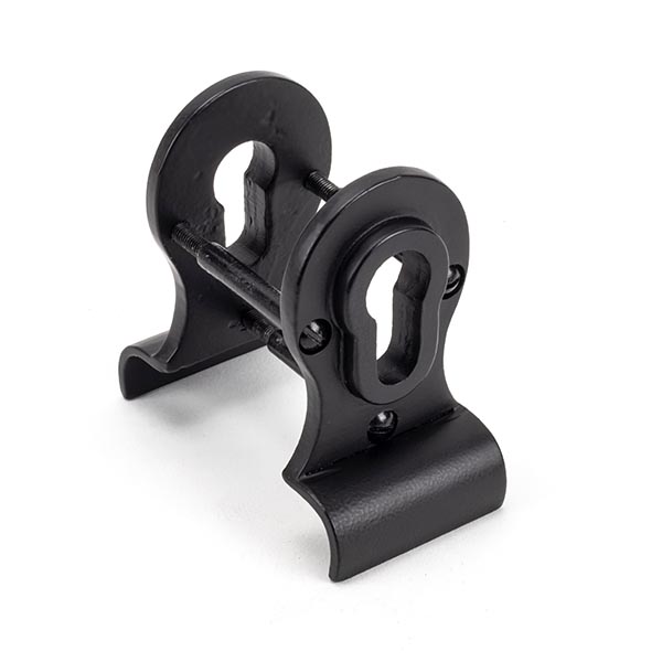 Matt Black 50mm Euro Door Pull (Back to Back fixing)