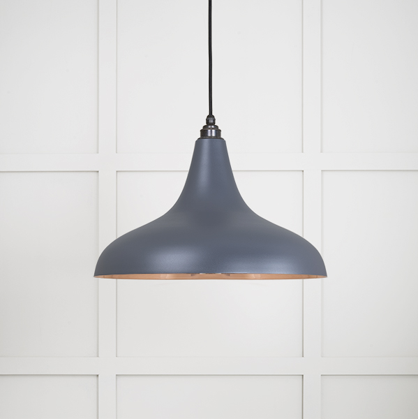 Smooth Copper Frankley Pendant in Slate