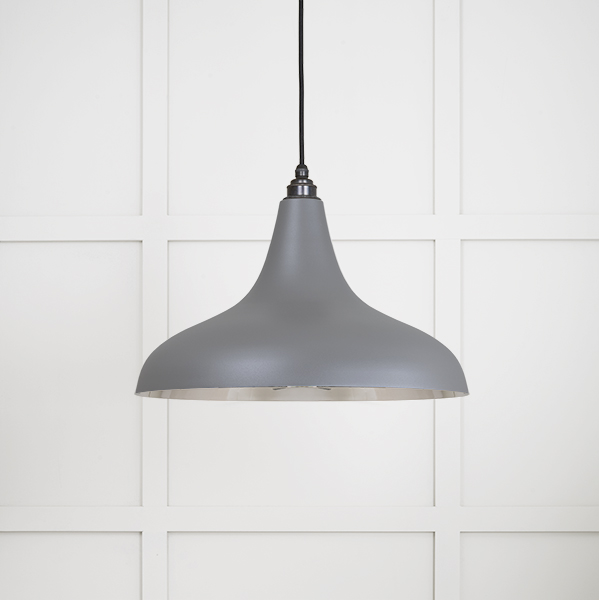 Smooth Nickel Frankley Pendant in Bluff